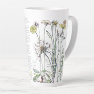Botanische katten Verse bloem Bloemen Latte Mok