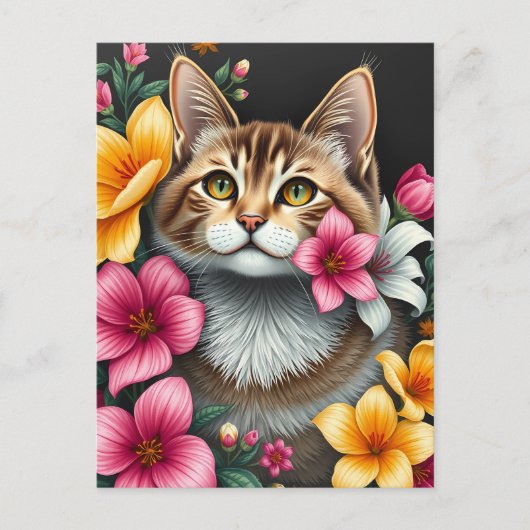 Botanische Kattenhaven Briefkaart (Voorkant)