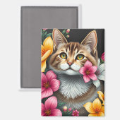 Botanische Kattenhaven Magneet (Voorkant / Achterkant)