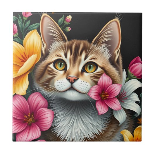Botanische Kattenhaven Tegeltje (Voorkant)