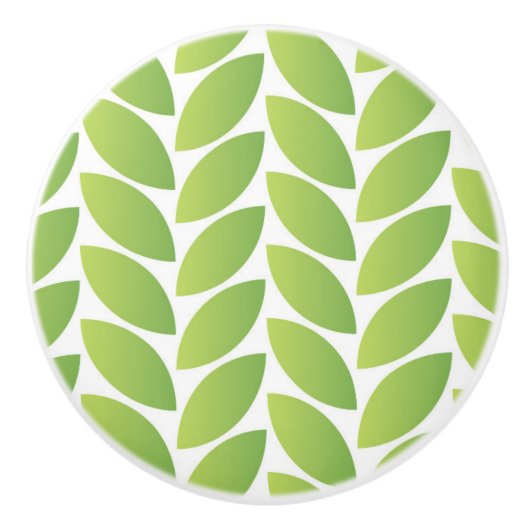 Botanische keramische kast knop (Voorkant)