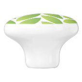 Botanische keramische kast knop (Zijkant)