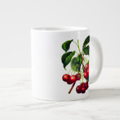  Botanische Kersen Print Grote Koffiekop (Voorkant rechts)