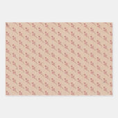 Botanische kerst in de Waterverf van Rustic Kraft Inpakpapier Vel (Voorkant 2)