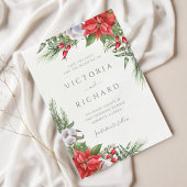 Botanische kerst in Poinsettia Winter Greenergy Save The Date