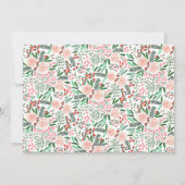 Botanische kerstavond | Fotokaart Feestdagenkaart (Achterkant)