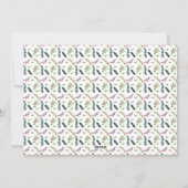 Botanische kerstcadeautjes met joy feestdagenkaart (Achterkant)