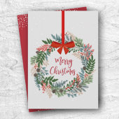 Botanische kerstfeestdag Kaart