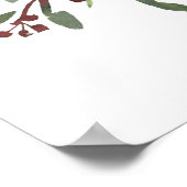 Botanische kerstfeestdag welkomstplein P Poster (Hoek)