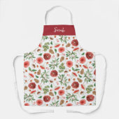 Botanische Kerstmis Schort (Voorkant)