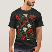Botanische Kerstmis T-shirt (Voorkant)