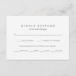 Botanische Kerstmis | Vakantie maaltijdkeuze RSVP