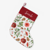 Botanische Kerststrumpf Kleine Kerstsok (Voorkant (Hangend))