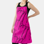 Botanische ketch: Sierkussen van papegaaibloemen Schort (Insitu)