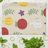 Botanische Keukenhanddoek Groente (Gevouwen)