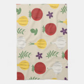Botanische Keukenhanddoek Groente (Verticaal)