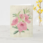 Botanische Kinghorn Azalea Kaart (Gele Bloem)
