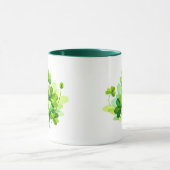 Botanische Klaverboeket St. Patrick's Day Mok (Midden)