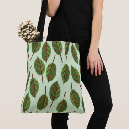 "Botanische kleine boombladeren minimalistisch" ca Tote Bag