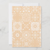 Botanische Kleine Cutie Citrus Oranje Baby shower Kaart (Achterkant)