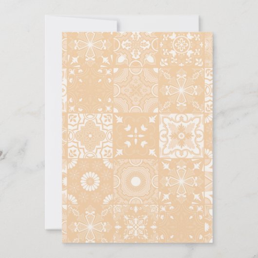 Botanische Kleine Cutie Citrus Oranje Baby shower Kaart (Achterkant)