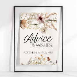  botanische kleine Kaart en cadeaubord Poster