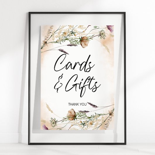  botanische kleine Kaart en cadeaubord Poster