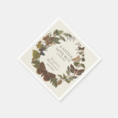 Botanische Kleine Liefde Bug Baby shower Servet (Hoek)