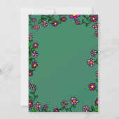 Botanische Kleurrijke Rozen Rustieke Bloemen Bruil Kaart (Achterkant)