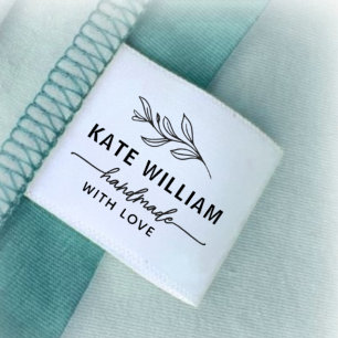 Botanische knip en naai Handgemaakt met liefde Lin Grosgrain Lint