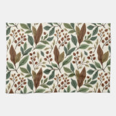 Botanische koffie Plant Theedoek (Horizontaal)