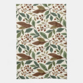 Botanische koffie Plant Theedoek (Verticaal)