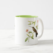  botanische kolibrie, wilde vogelkoffie mok (Voorkant rechts)