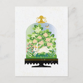 Botanische Konijn Cloche 2 Briefkaart