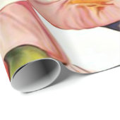 Botanische koraalroze Magnolia Flowers Floral Art Cadeaupapier (Rol Hoek)