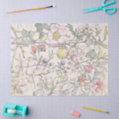 Botanische krab Apple Flowers Blossom Tissue Paper Tissuepapier (Craft)