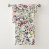 Botanische krab Apple Fruit Blossom Bath Towel Set Bad Handdoek (Insitu)