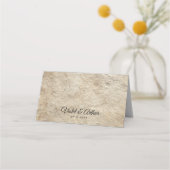  botanische krans bruiloft plaatskaartje (Achterkant)