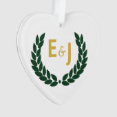 Botanische krans ornament (voorkant)