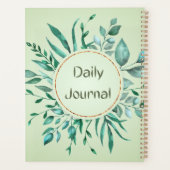 Botanische Krans & Saliegroen Esthetiek Planner (Achterkant)
