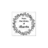 BOTANISCHE KRANS Uit de bibliotheek van Rubberstempel (Afrduk)