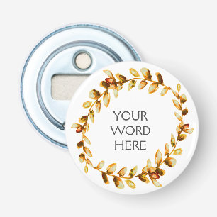 Botanische kroon - Ceres - Button Flesopener