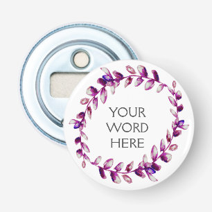 Botanische kroon - Diana - Button Flesopener