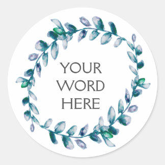 Botanische Kroon - Salacia - Ronde Sticker