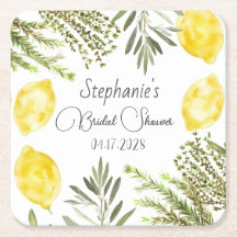 Botanische Kruiden Citroenen Waterverf Bruidsdouch