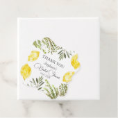 Botanische kruiden Citroenen Waterverf Vrijgezelle Bedankjes Labels (In situ)