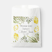 Botanische kruiden Citroenen Waterverf Vrijgezelle Bedankzakje (Voorkant)