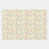 Botanische kruiden in warme kleuren inpakpapier (Voorkant 3)