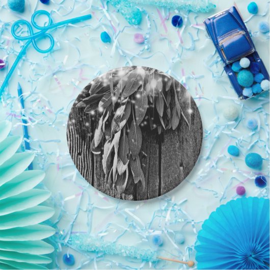 Botanische kruiden papieren bordje (Feest)