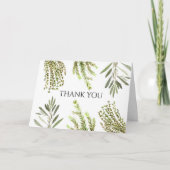 Botanische Kruiden Rozemarijn Waterverf Dank u (Voorkant)